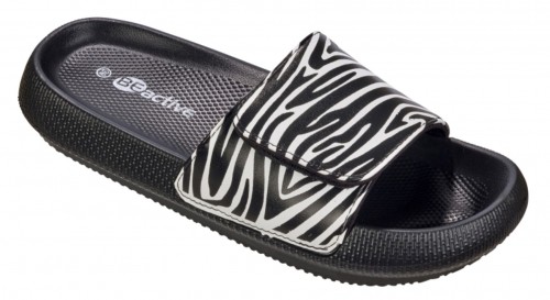 Slippers for women V-Strap BECO ZEBRA VIBES 0 39  black image 1