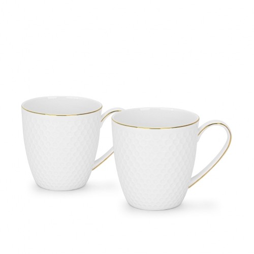 Fissman Krūžu komplekts NOEMI 400 ml  x 2 gab. (kaula porcelāns) image 1