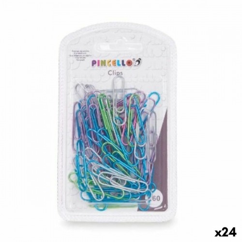 Clips Medium Multicolour Metal (24 Units) image 1