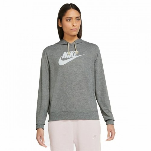 Толстовка с капюшоном женская Nike Серый image 1