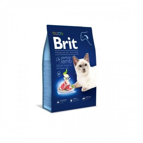Корм для котов Brit PREMIUM BY NATURE STERILIZED Для взрослых индейка Мясо ягненка 8 kg image 1