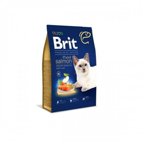 Kaķu barība Brit PREMIUM BY NATURE ADULT Pieaugušais Laša krāsas 1,5 Kg image 1