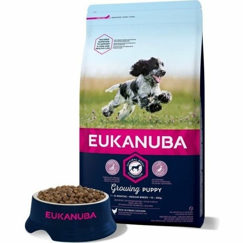 Lopbarība Eukanuba PUPPY Bērns/Juniors Cālis 3 Kg image 1