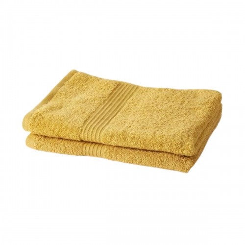 Towels Set TODAY Essential Ocre 50 x 90 cm (2 Units) image 1