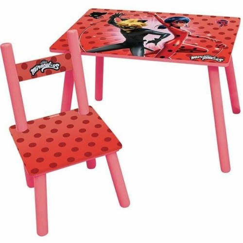 Bērnu galda un krēslu komplekts Fun House Ladybug image 1