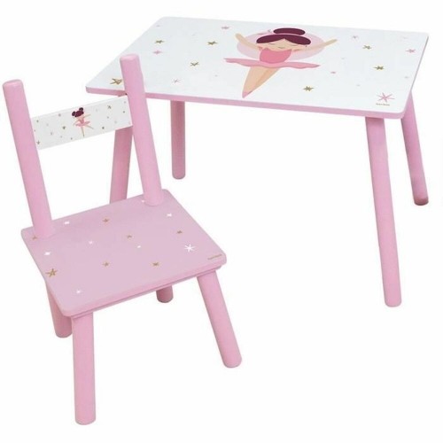 Children's table and chairs set Fun House Dancer Ballerina Children's image 1