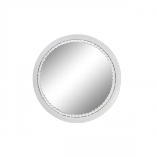 Sienas spogulis Home ESPRIT Balts Metāls Urbāns 85,5 x 9,5 x 85,5 cm image 1