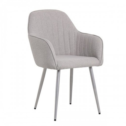 Chair Home ESPRIT Grey Silver 55 x 55,5 x 88 cm image 1