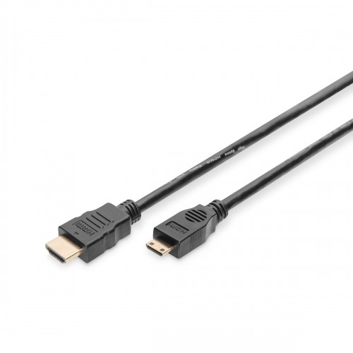 HDMI Kabelis Digitus DIGITUS Cable de conexión High speed HDMI Melns 3 m image 1