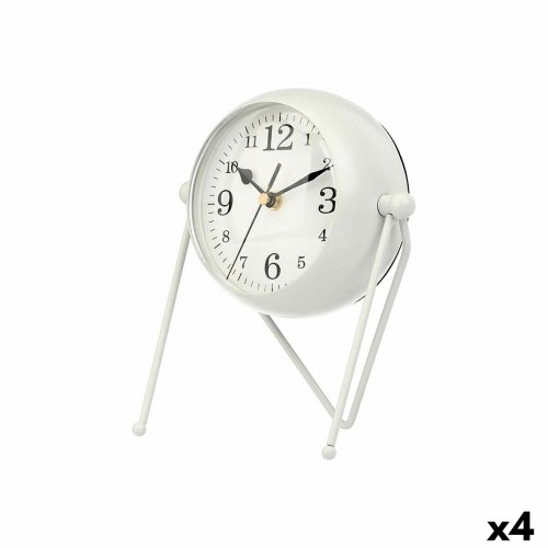 Gift Decor Настольные часы Белый Металл 18 x 21 x 12 cm (4 штук) image 1