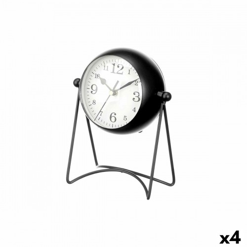 Gift Decor Настольные часы Melns Metāls 15,5 x 20 x 11 cm (4 gb.) image 1