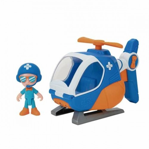 Bigbuy Fun Вертолет Blippi Статуэтки Синий Оранжевый image 1