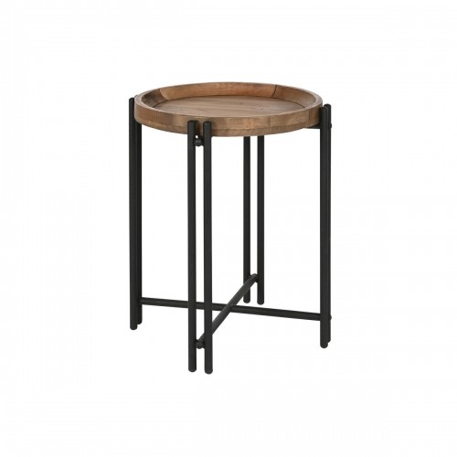 Small Side Table Home ESPRIT Wood Metal 50 x 50 x 60 cm image 1