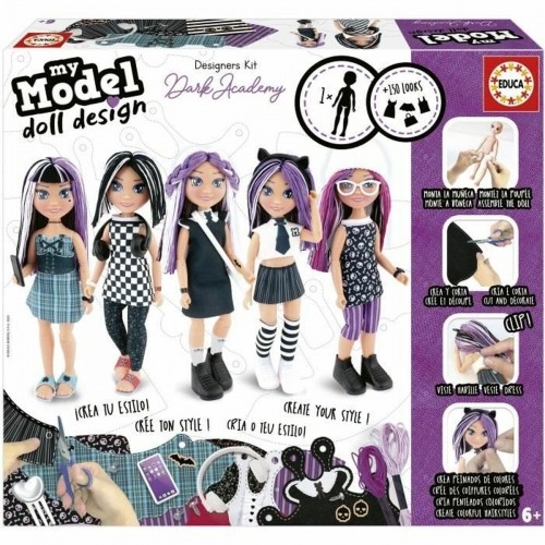 Ремесленный комплект Educa My Model Doll Design Moon Fashion Style image 1