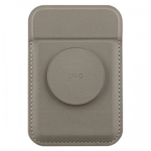 UNIQ Flixa magnetyczny portfel na karty z podpórką szary|flint grey MagSafe image 1