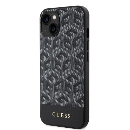 Guess PU G Cube MagSafe Case for iPhone 15 Black image 1