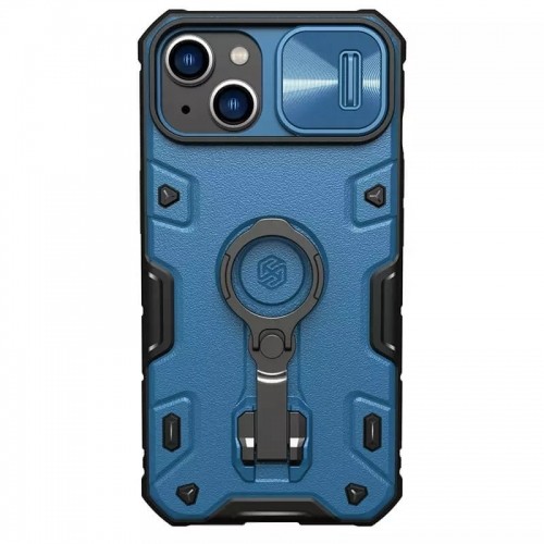 OEM Nillkin CamShield Armor Pro Case for Iphone 14|13 blue image 1