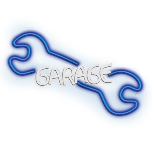 Neon PLEXI LED GARAGE blue white NNE22 Neolia image 1