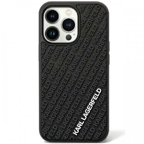 Original Pouch KARL LAGERFELD 3D Rubber Multi Logo KLHCN613DMKRLK for Iphone 11| Xr Black image 1