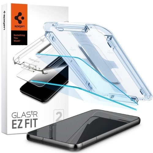 Samsung TEMPERED GLASS Spigen GLAS.TR "EZ FIT" 2-PACK GALAXY S23+ PLUS CLEAR image 1