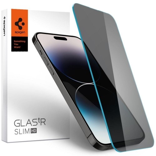 Apple TEMPERED GLASS Spigen GLAS.TR SLIM IPHONE 14 PRO MAX PRIVACY image 1