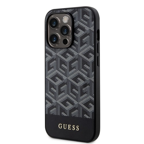 Guess PU G Cube MagSafe Case for iPhone 15 Pro Black image 1
