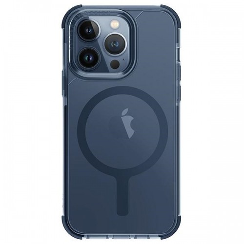 UNIQ etui Combat iPhone 15 Pro 6.1" Magclick Charging niebieski|smoke blue image 1