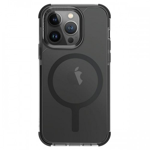 UNIQ etui Combat iPhone 15 Pro 6.1" Magclick Charging czarny|carbon black image 1