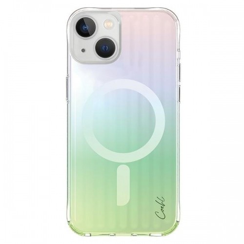 UNIQ etui Coehl Linear iPhone 15 6.1" Magnetic Charging opal|iridescent image 1