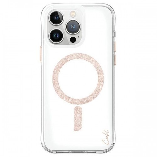 UNIQ etui Coehl Glace iPhone 15 Pro Max 6.7" Magnetic Charging różowo-złoty|rose gold image 1