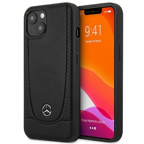 Mercedes MEHCP15MARMBK iPhone 15 Plus 6.7" czarny|black hardcase Leather Urban image 1