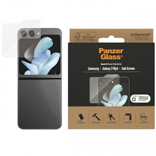 PanzerGlass Classic Fit Sam Z Flip5 F731 Screen Protection Antibacterial 7337 image 1