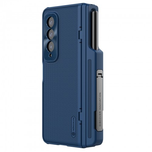 Nillkin Super Frosted FOLD Slot+Stand Back Cover for Samsung Galaxy Z Fold 4 Blue image 1