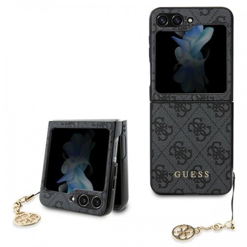 Guess GUHCZF5GF4GGR F731 Z Flip5 szary|grey hardcase 4G Charms Collection image 1