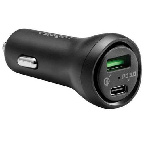 Ładowarka sam. Spigen F31QC Steadiboost PD27W 1xUSB-C 1xUSB-A czarna|black 000CP25597 image 1