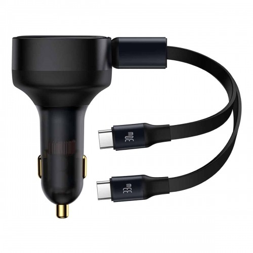 Car Charger Baseus Enjoyment with cable USB-C, 33W (Black) image 1