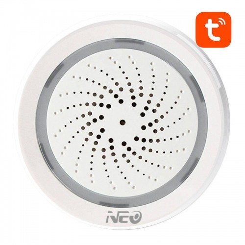 Smart Alarm Siren WiFi NEO NAS-AB02WT with Humidity Temperature Sensor TUYA image 1