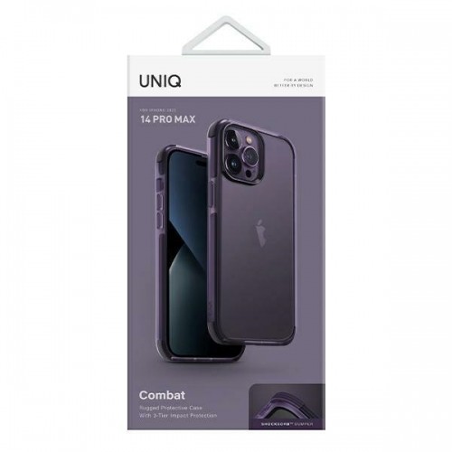 UNIQ etui Combat iPhone 14 Pro Max 6,7" purpurowy|fig purple image 1