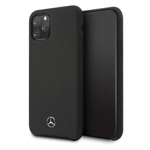 Mercedes MEHCN58SILBK iPhone 11 Pro hardcase czarny|black Silicone Line image 1