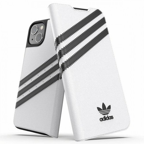 Adidas OR Booklet Case PU iPhone 13 6,1" czarno biały|black white 47092 image 1