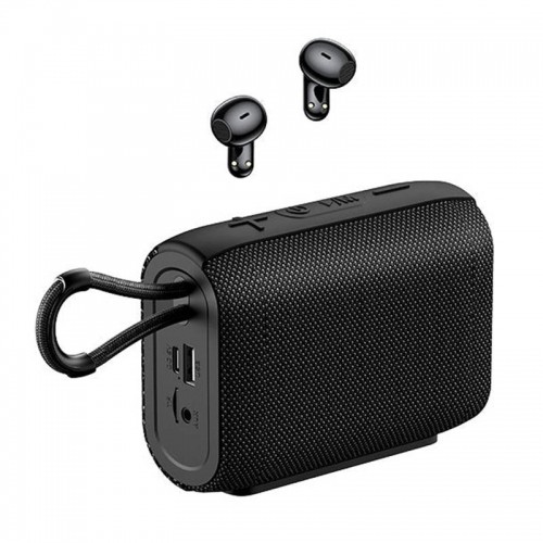 Wireless speaker + TWS Remax Tuner (black) image 1
