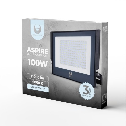 Floodlight LED ASPIRE 100W 6000K 11000lm 230V Forever Light image 1