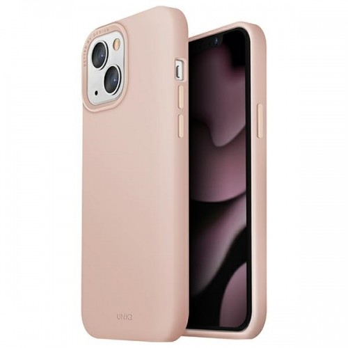 UNIQ etui Lino Hue iPhone 13 6,1" różowy|blush pink MagSafe image 1