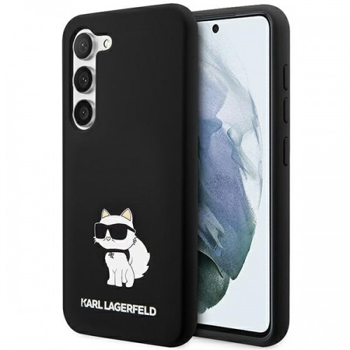 Karl Lagerfeld KLHCS23SSNCHBCK S23 S911 hardcase czarny|black Silicone Choupette image 1