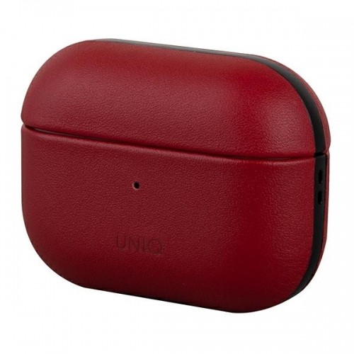 UNIQ etui Terra AirPods Pro Genuine Leather czerwony|red image 1