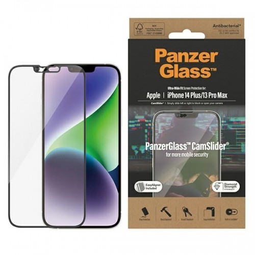 PanzerGlass Ultra-Wide Fit iPhone 14 Plus | 13 Pro Max 6,7" Screen Protection CamSlider Antibacterial Easy Aligner Included 2797 image 1