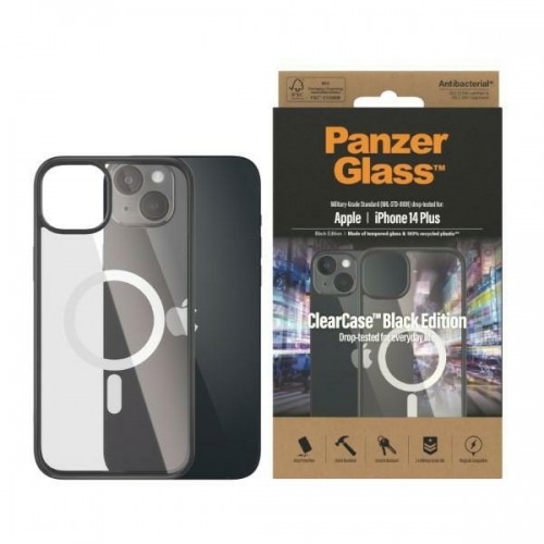 PanzerGlass ClearCase MagSafe iPhone 14 Plus 6,7" Antibacterial czarny|black 0415 image 1