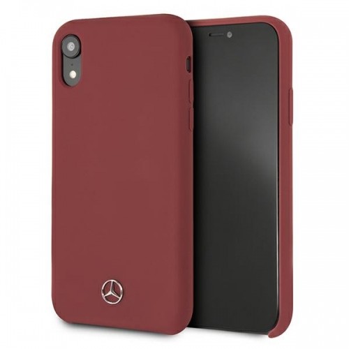Mercedes MEHCI61SILRE iPhone Xr czerwony|red hardcase Silicone Line image 1