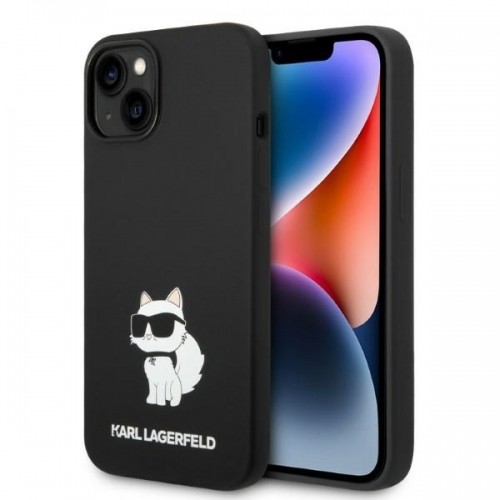 Karl Lagerfeld KLHMP14MSNCHBCK iPhone 14 Plus 6,7" hardcase czarny|black Silicone Choupette MagSafe image 1