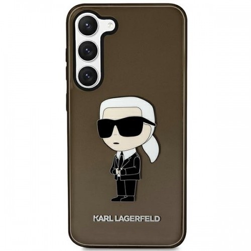 Karl Lagerfeld KLHCS23MHNIKTCK S23+ S916 czarny|black hardcase Ikonik Karl Lagerfeld image 1